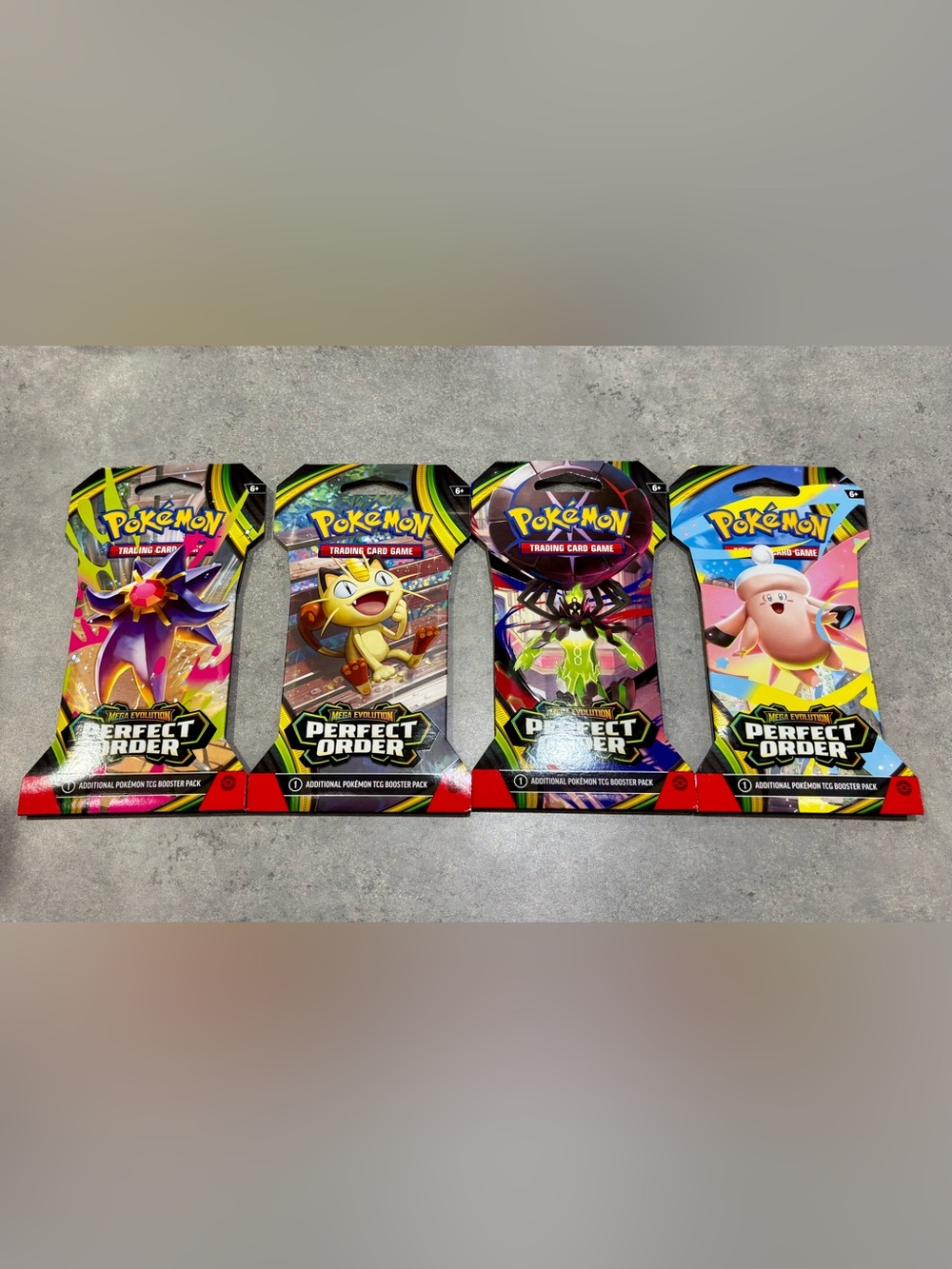 Pokemon Perfect Order Sleeved Booster Packs - Full Art Set